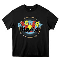 Black archery mama Heavy Core Tee - MaliasSmallBusiness