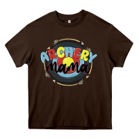 Chocolate Brown archery mama Heavy Core Tee - MaliasSmallBusiness