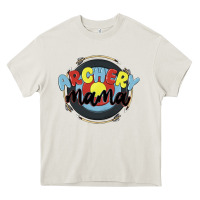 Cream archery mama Heavy Core Tee - MaliasSmallBusiness