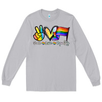 Moon Dust Peace love equality Long Sleeve Tee - NancyCooperArtShop