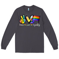 Smoke Peace love equality Long Sleeve Tee - NancyCooperArtShop