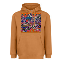 Meerkat african ankara zebra seamless pattern Heavyweight Hoodie - BundleAndBundleShop