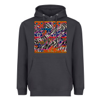 Smoke african ankara zebra seamless pattern Heavyweight Hoodie - BundleAndBundleShop