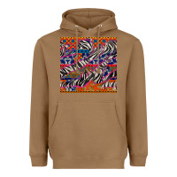 Toasted Coconut african ankara zebra seamless pattern Heavyweight Hoodie - BundleAndBundleShop