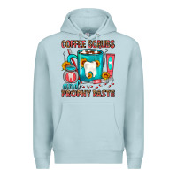 Blue Mist Coffee Scrubs And Prophy Paste Dentist Coffee Premium Hoodie - FaDigitalArtStudio