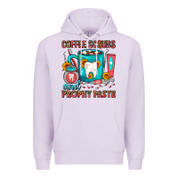 Lilac Coffee Scrubs And Prophy Paste Dentist Coffee Premium Hoodie - FaDigitalArtStudio