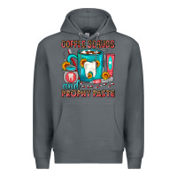 Rock Coffee Scrubs And Prophy Paste Dentist Coffee Premium Hoodie - FaDigitalArtStudio