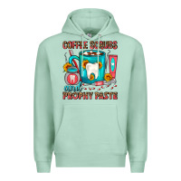 Seafoam Coffee Scrubs And Prophy Paste Dentist Coffee Premium Hoodie - FaDigitalArtStudio