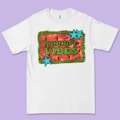 Summer Vibes Watermelon Premium Tee Designed By Jahusdesignshop