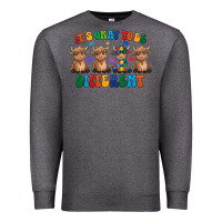 Charcoal Heather Its Okay To Be Different Premium Sweatshirt - CowhideDigitalArt