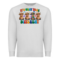 Dove Grey Its Okay To Be Different Premium Sweatshirt - CowhideDigitalArt
