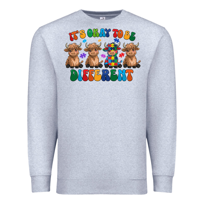 Its Okay To Be Different Premium Sweatshirt by CowhideDigitalArt | Teevron