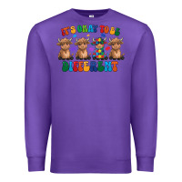 Purple Its Okay To Be Different Premium Sweatshirt - CowhideDigitalArt