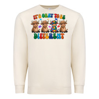 Sandshell Its Okay To Be Different Premium Sweatshirt - CowhideDigitalArt