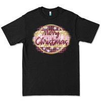 Black merry christmas pink Premium Tee - MaliasSmallBusiness