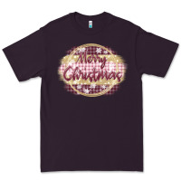 Plum merry christmas pink Premium Tee - MaliasSmallBusiness