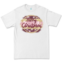 White merry christmas pink Premium Tee - MaliasSmallBusiness