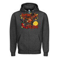 Charcoal Heather Crawfish bayou baddie Zipper Hoodie - FaDigitalArtStudio