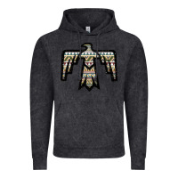 Vintage Black Western Green Aztec Thunderbird Vintage Hoodie - Bettercallsaul