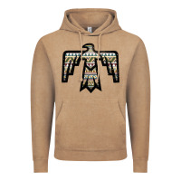 Vintage Coffee Western Green Aztec Thunderbird Vintage Hoodie - Bettercallsaul