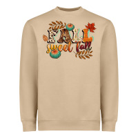 Mushroom fall sweet fall Heavyweight Sweatshirt - CowGirlArtShop