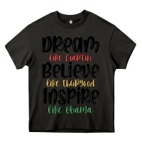 Asphalt dream like martin believe like thurgood inspire li Heavy Core Tee - MaliasSmallBusiness