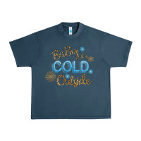 Midnight Navy Baby It s Cold Outside Urban Heavy Tee - Bettercallsaul