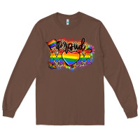 Chestnut Proud Mom leopard Long Sleeve Tee - NancyCooperArtShop
