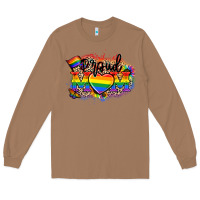 Toasted Coconut Proud Mom leopard Long Sleeve Tee - NancyCooperArtShop