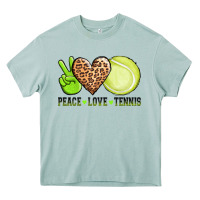 Arona peace love tennis Heavy Core Tee - AdoDesignShop