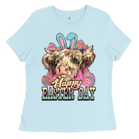 Easter Day Cow Ladies Tee | Teevron