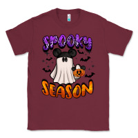 Burgundy spooky season Classic Tee - BarkalooDesign