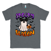 Charcoal Heather spooky season Classic Tee - BarkalooDesign