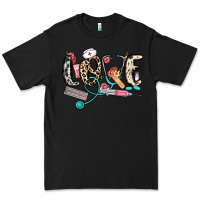 Black love nurse Premium Tee - NancyCooperArtShop