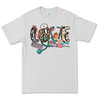 Dove Grey love nurse Premium Tee - NancyCooperArtShop