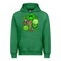 Emerald st patrick's day green smile Urban Hoodie - Artiststas