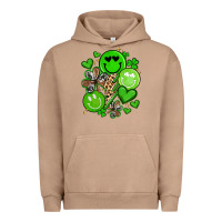Pigment Burro st patrick's day green smile Urban Hoodie - Artiststas