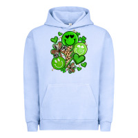 Pigment Grape Ice st patrick's day green smile Urban Hoodie - Artiststas