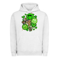 Pigment Lunar Rock st patrick's day green smile Urban Hoodie - Artiststas
