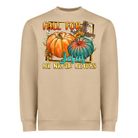 Fall For Jesus He Never Fails Heavyweight Sweatshirt | Teevron