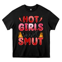 Black hot girls read smut Heavy Core Tee - MaliasSmallBusiness