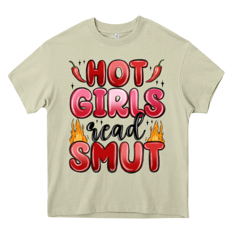 Hot Girls Read Smut Heavy Core Tee by MaliasSmallBusiness | Teevron