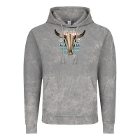 Cloud Rock Western Aztec Bull Skull Vintage Hoodie - Bettercallsaul