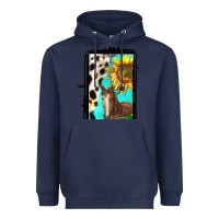 Navy farm life alphabet lowercase letters l Heavyweight Hoodie - BundleAndBundleShop