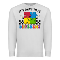 Dove Grey It's Okay To Be Different Premium Sweatshirt - CowhideDigitalArt