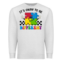 Oatmeal Heather It's Okay To Be Different Premium Sweatshirt - CowhideDigitalArt