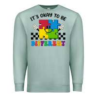 Seafoam It's Okay To Be Different Premium Sweatshirt - CowhideDigitalArt
