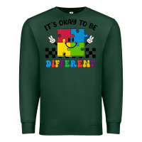 Sports Green It's Okay To Be Different Premium Sweatshirt - CowhideDigitalArt