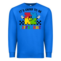 True Royal It's Okay To Be Different Premium Sweatshirt - CowhideDigitalArt