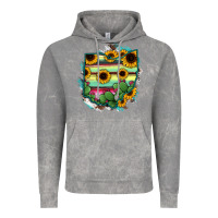 Cloud Rock Ohio Map Sunflower Cactus Serape Vintage Hoodie - RanaPortraitStore